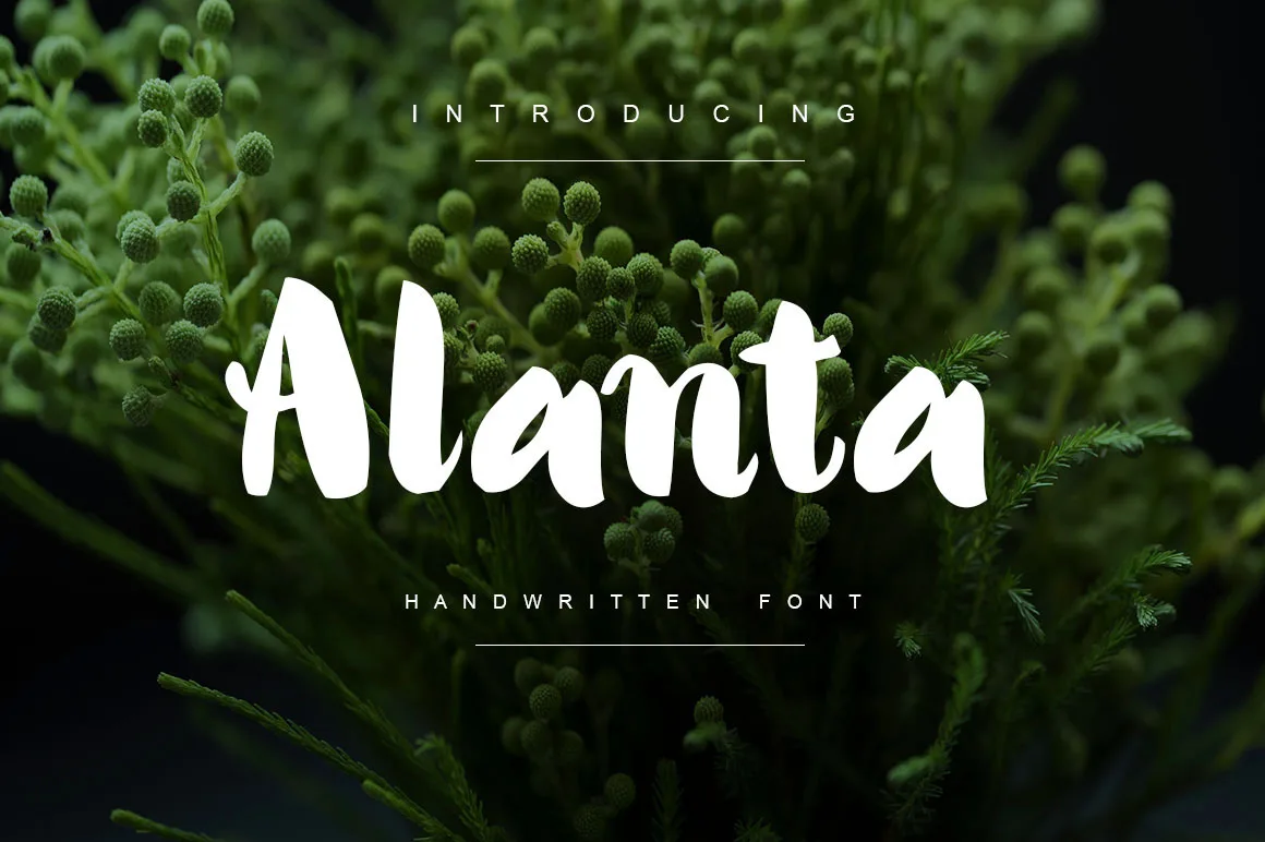 Alanta Font Alanta Font Poster 1