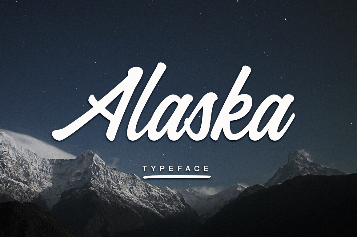 Alaska Font Poster 1