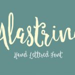 Alastrina Font Poster 1