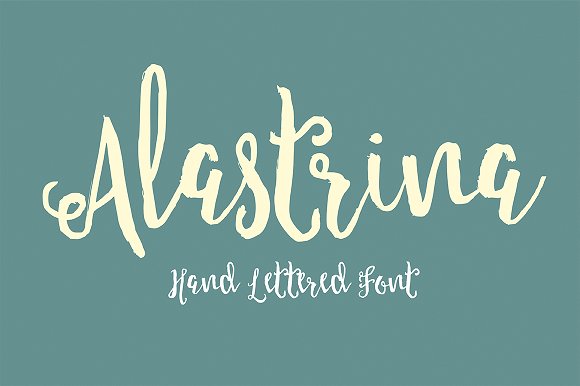 Alastrina Font Poster 1