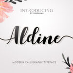 Aldine Font Poster 1