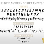 Aldine Font Poster 8