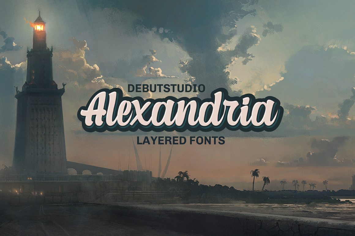 Alexandria Script Font