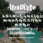 AlexDirte Font Poster 8