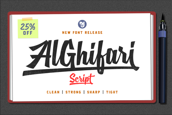 AlGhifari Script Font Poster 1