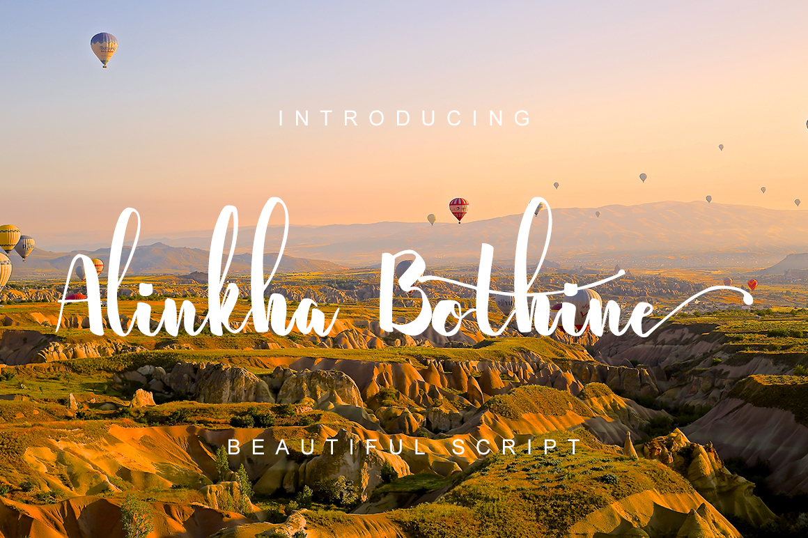 Alinkha Bothine Font