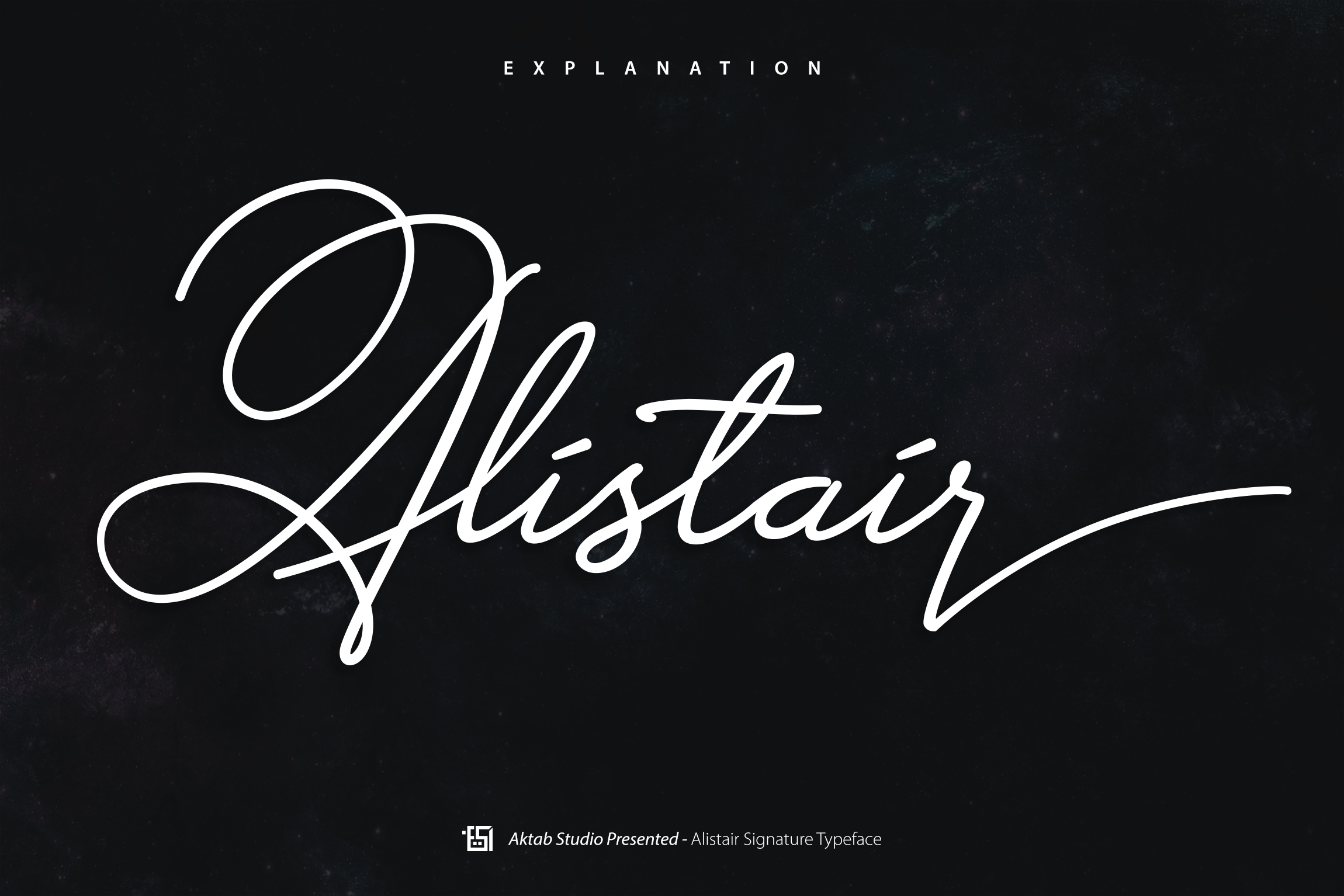 Alistair Font Poster 1