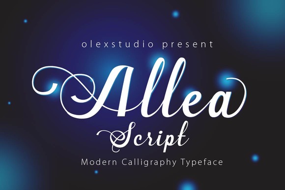 Allea Script Font