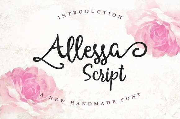 Allessa Script Font