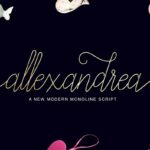 Allexandrea Font Poster 1