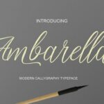 Ambarella Font Poster 1