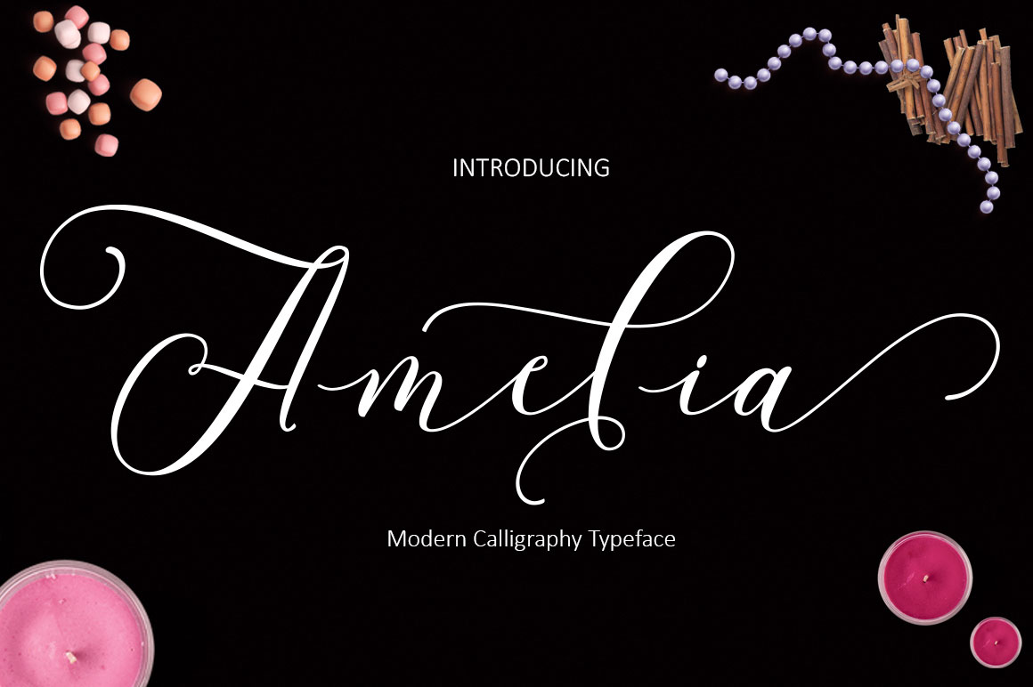Amelia Script Font