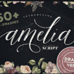 Amelia Script - Draft Version Font Poster 1