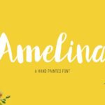 Amelina Font Poster 1