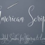 American Script Font Poster 1