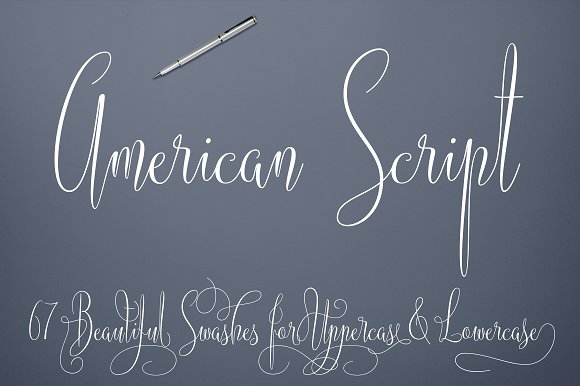 American Script Font