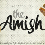 Amish Font Poster 1