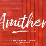 Amithen Font Poster 1