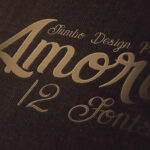 Amora Script Font Poster 5