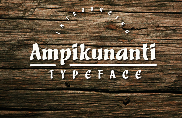 Ampikunanti Font Poster 1