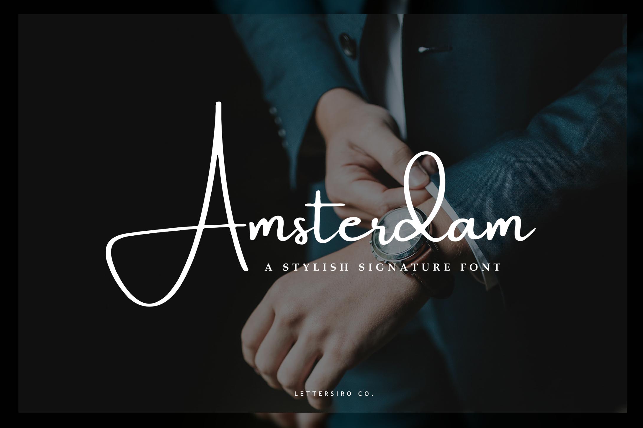 Amsterdam Font Poster 1