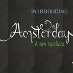 Amsterday Font Poster 1