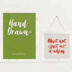 Amulhed Brush Font Poster 6