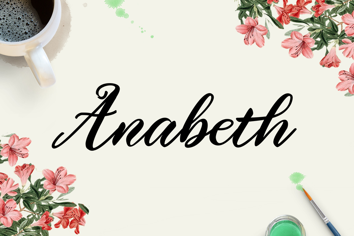 Anabeth Font Poster 1