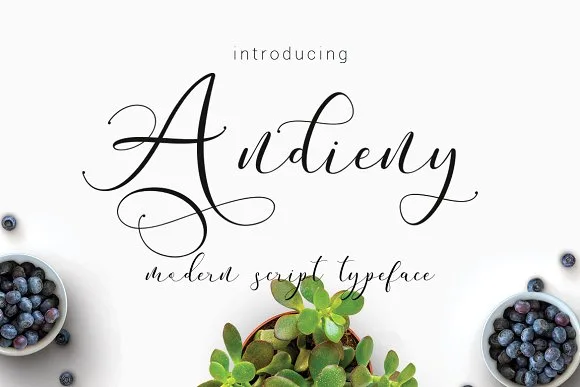 Andieny Font Andieny Font Poster 1