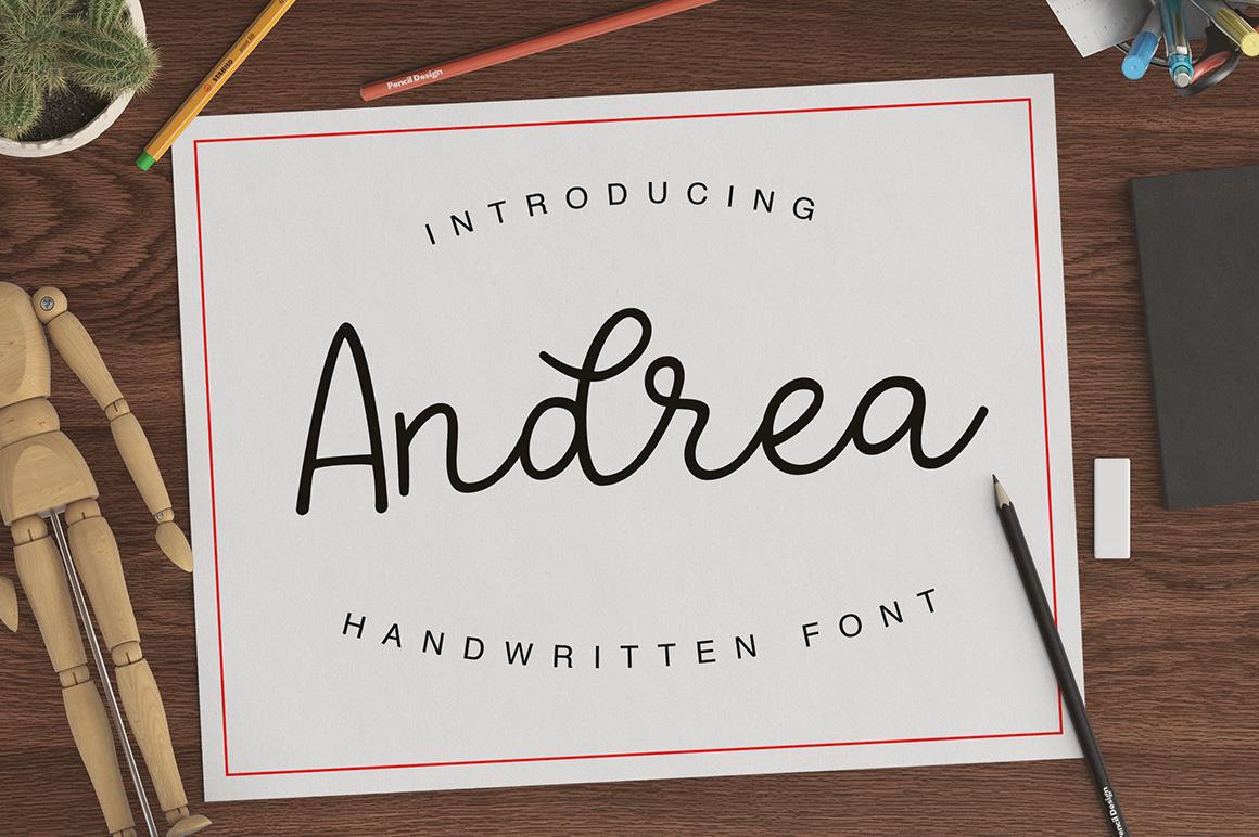 Andrea Font Poster 1