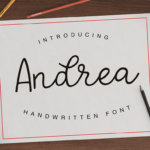 Andrea Font Poster 1