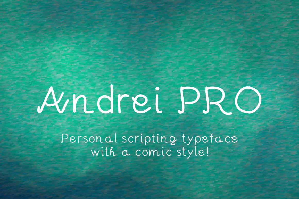 Andrei Font Poster 1