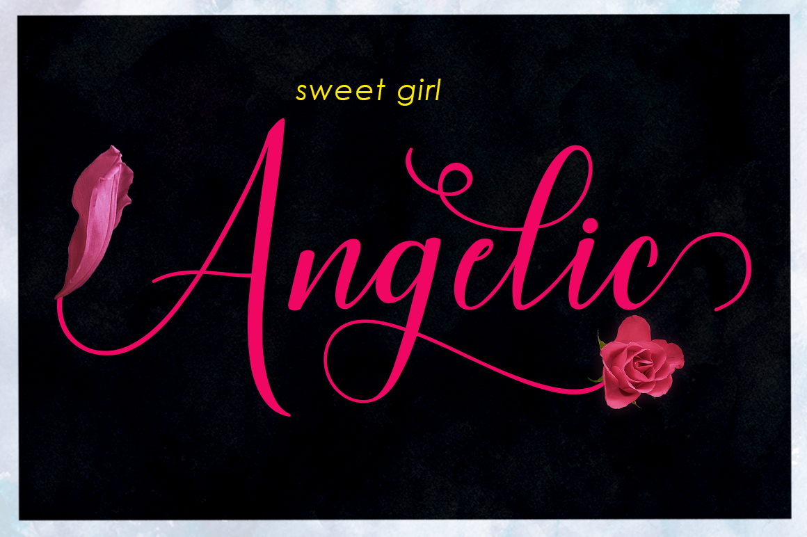 Angelic Font Poster 1