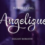 Angelique Font Poster 1