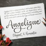 Angelique Font Poster 2