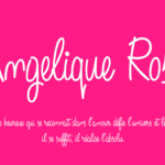 Angelique Rose Font Poster 3