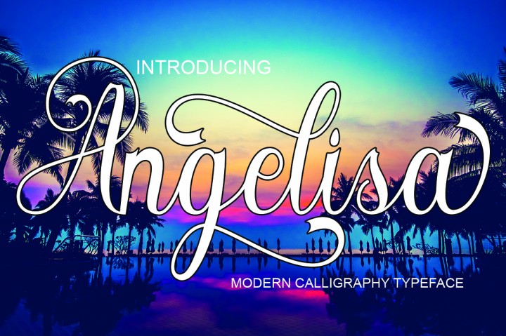 Angelisa Font Poster 1