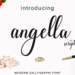 Angella Font Poster 1