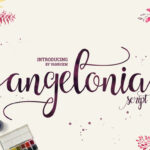 Angelonia Font Poster 1