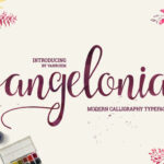 Angelonia Font Poster 2