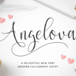 Angelova Font Poster 1