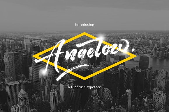 Angelow Font Poster 1