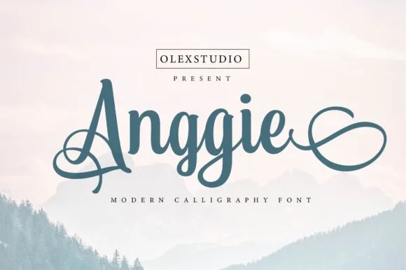 Anggie Font Anggie Font Poster 1
