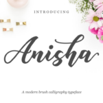 Anisha Font Poster 1