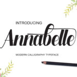 Annabelle Font Poster 1