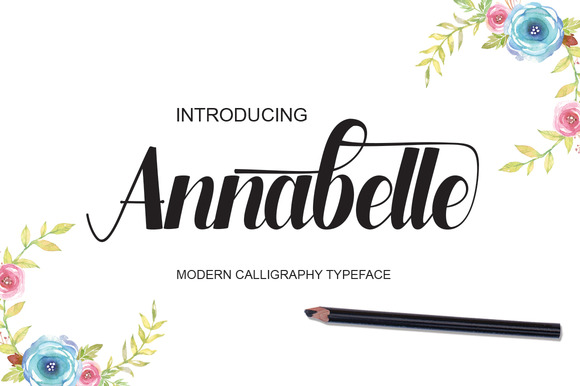 Annabelle Font Poster 1