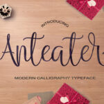 Anteater Font Poster 1