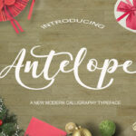 Antelope Font Poster 1