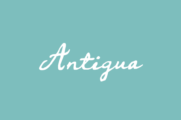 Antigua Family Font Poster 1