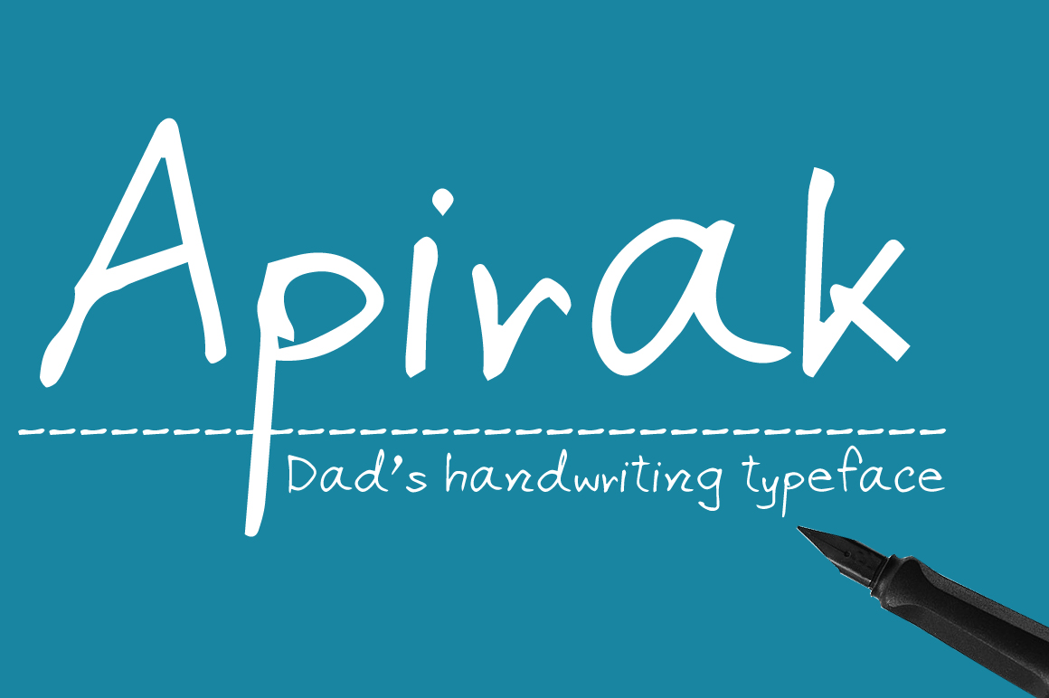 Apirak Font Poster 1